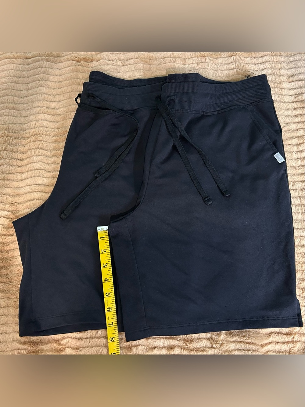 3 pair Athletic Works Women's Black Athletic Shorts with Drawstring